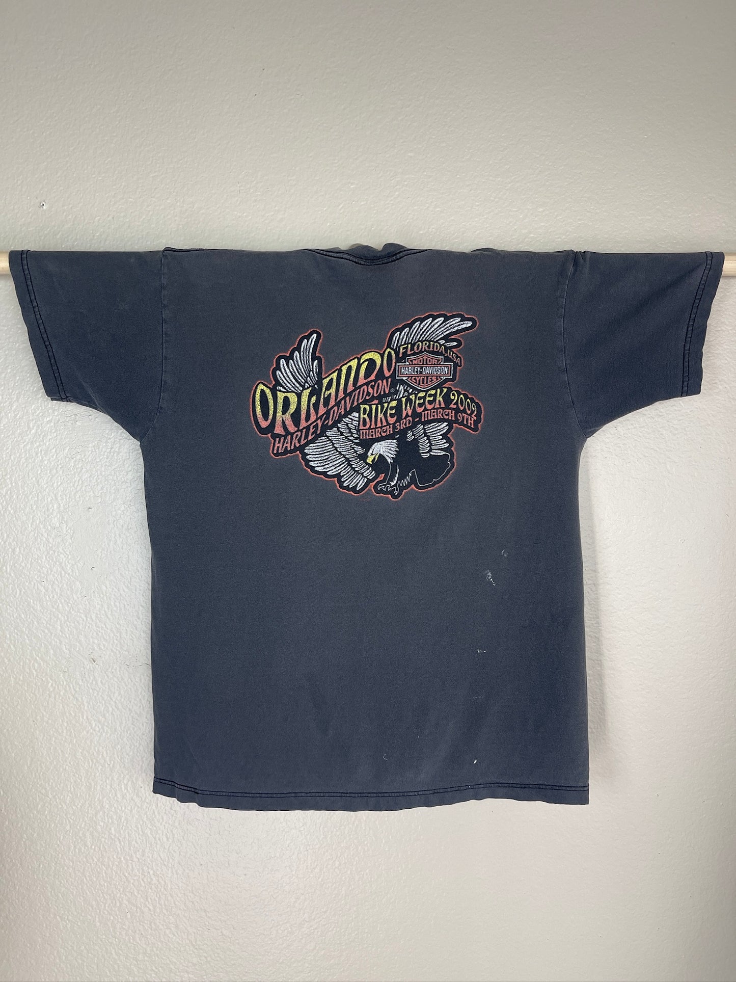 Vintage Harley Davidson Orlando 2002 Bike Week Tee